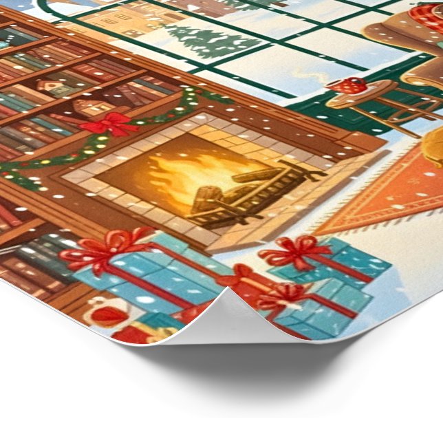 A Magical Christmas Eve Posters Poster (Ecke)