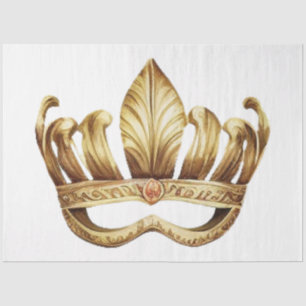 A Mardi Gras Mask Series Design 15 Seidenpapier