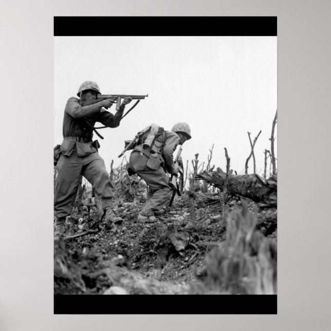 A Marine of the 1st Marine Division _War Image Poster (Vorne)