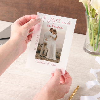 A match made in heaven photo wedding pink name sim