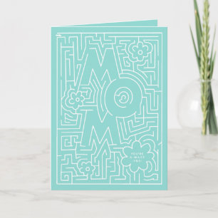 A-Maze-ing-Mama Geburtstagskarte Karte
