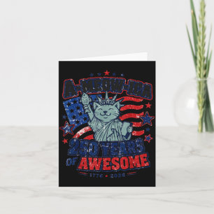 A-Meow-Ica Liberty 250 Jahre großartige patriotisc Karte