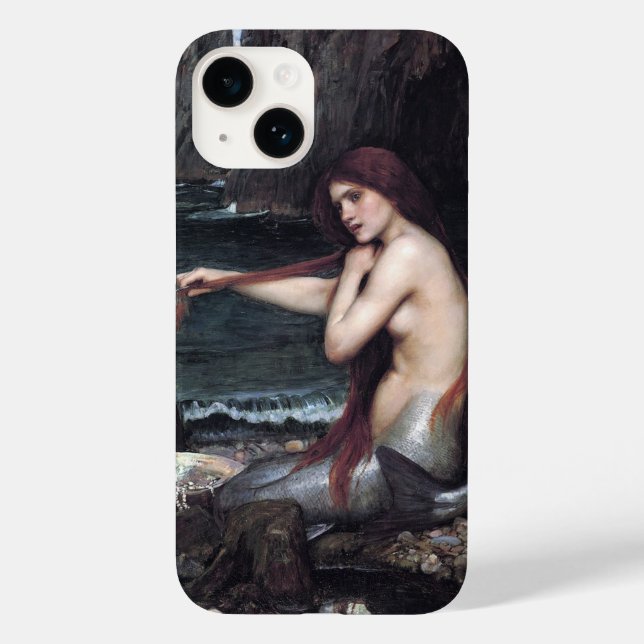 A Mermaid John William Waterhouse Mythological Case-Mate iPhone Hülle (Rückseite)