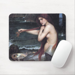 A Mermaid John William Waterhouse Mythological Mousepad