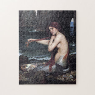 A Mermaid John William Waterhouse Mythological Puzzle
