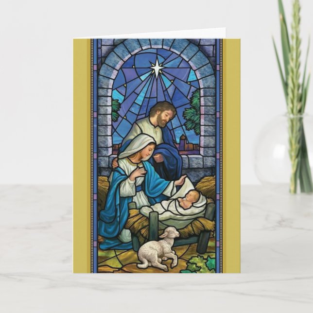 A MERRY CHRISTMAS FEIERTAGSKARTE (Vorderseite)