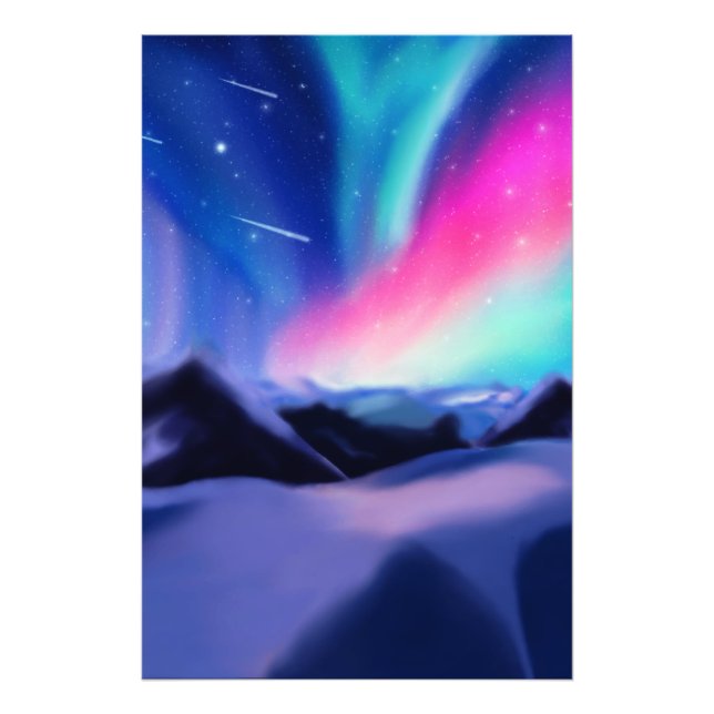 A Million Aurora Dreams Foto Print (Vorne)