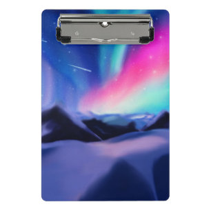 A Million Aurora Dreams Mini-Zwischenablage Mini Klemmbrett
