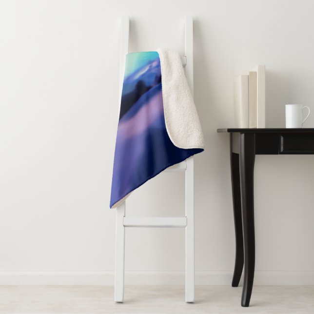 A Million Aurora Dreams Sherpa Blanket Sherpadecke (Beispiel)