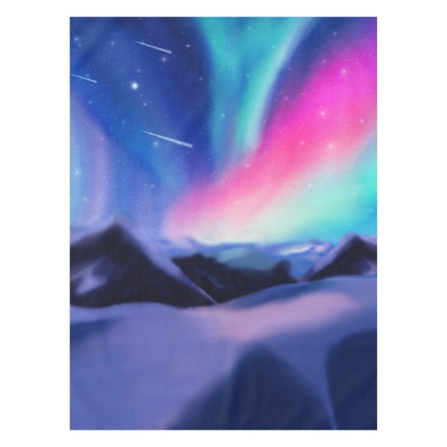 A Million Aurora Dreams Tableclout Tischdecke (Vorderseite)