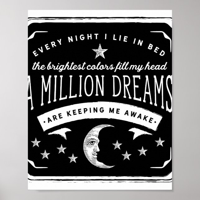 A Million Dreams (der Bestste Showman) Poster (Vorne)