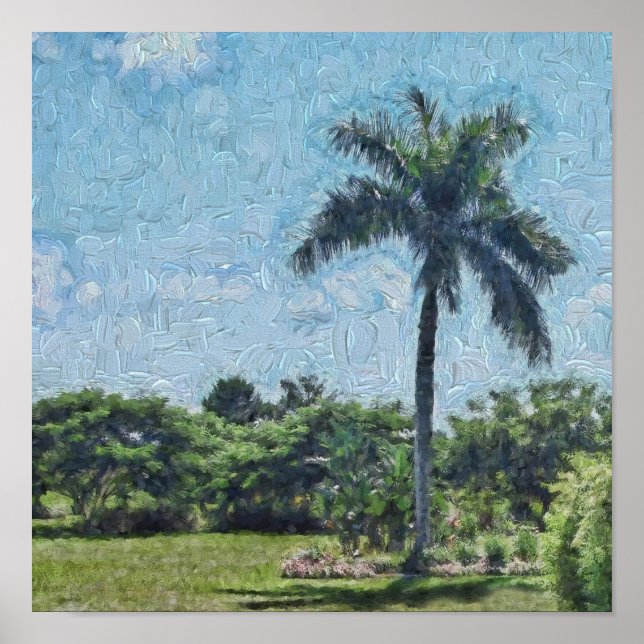 A Monet Palm Poster (Vorne)
