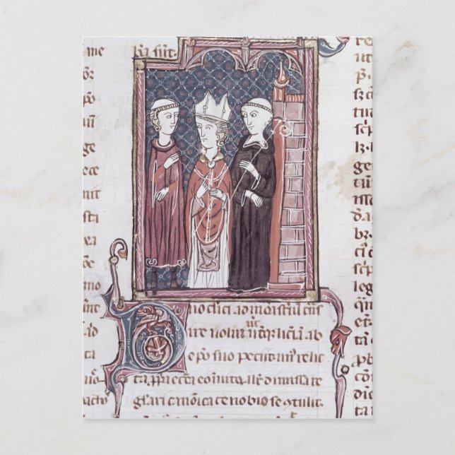 A Monk, a Bishop and an Abbot Postkarte (Vorderseite)