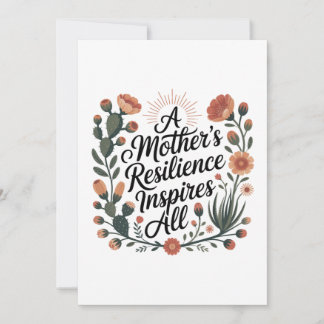 A Mother's Resilience Inspires All Einladung