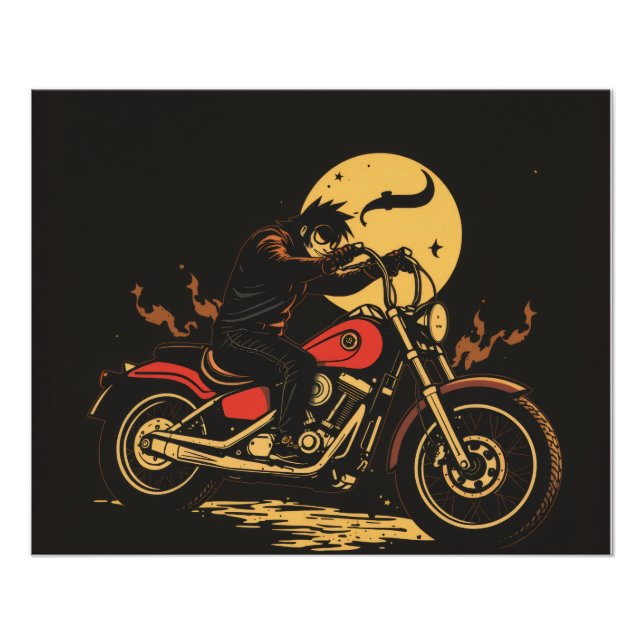 a motorbike poster (Vorderseite)