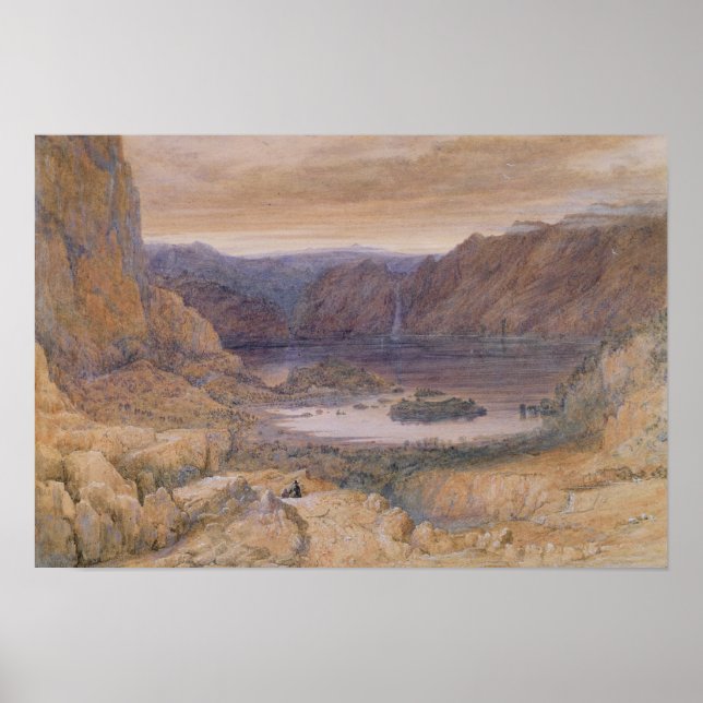 A Mountain Lake, Norwegen, c.1827 Poster (Vorne)