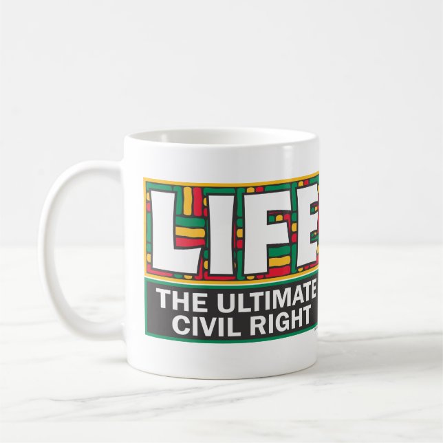 A mug for sharing your pro-life beliefs. kaffeetasse (Links)