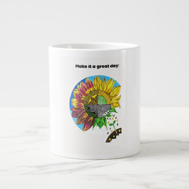 A Mug Full of Joy Jumbo-Tasse (Vorderseite)
