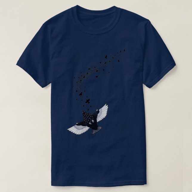 A Murmuration of Starlings T-Shirt (Design vorne)