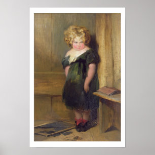 A Naughty Child (Öl auf Leinwand) Poster
