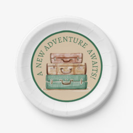 A New Adventure Awaits Papaer Plates Pappteller