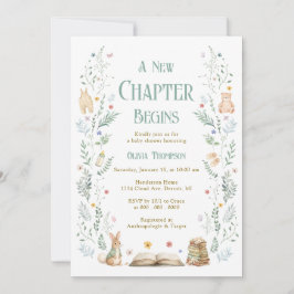 A New Chapter Baby Shower Invitation Einladung