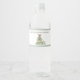 A New Chapter Baby Shower Invitation Wasserflaschenetikett