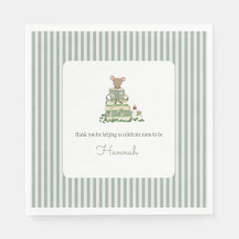 A New Chapter Baby Shower Lunch Serviette