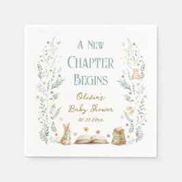 A New Chapter Baby Shower Serviette