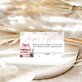 A New Chapter Begins Baby Shower, Diaper Raffle Begleitkarte