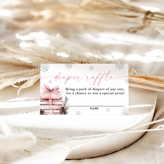 A New Chapter Begins Baby Shower, Diaper Raffle Begleitkarte (Von Creator hochgeladen)