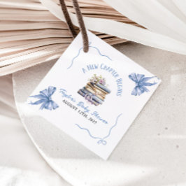 A New Chapter Begins Baby Shower  Geschenkanhänger