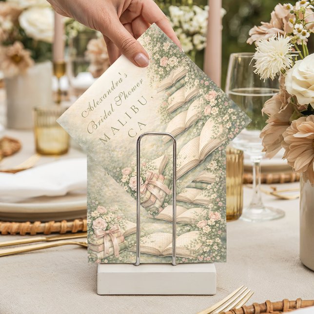 A New Chapter Begins Bridal Shower Serviette (Von Creator hochgeladen)