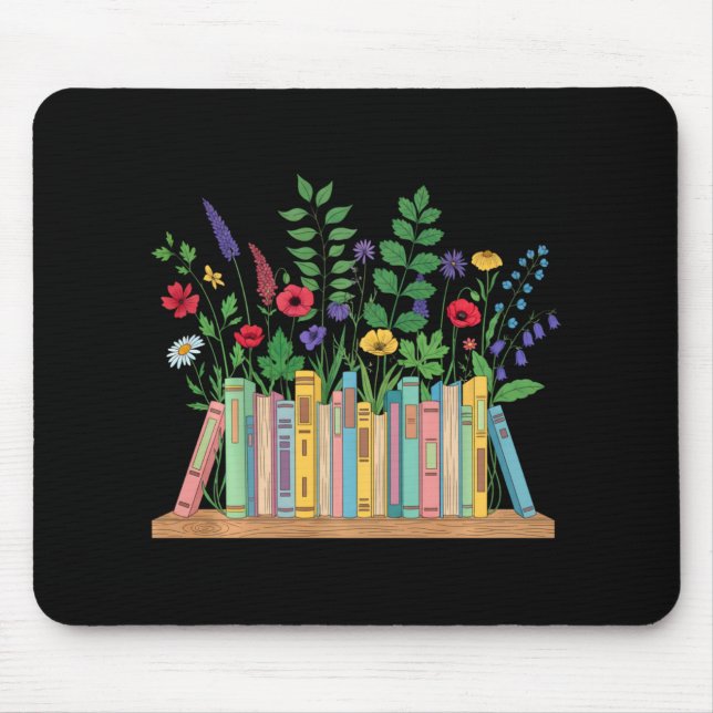 A New Chapter Begins Retirement Teacher Floral Wom Mousepad (Vorne)