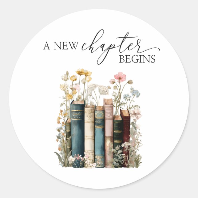 A New Chapter Begins Stickers (Vorderseite)