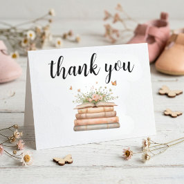 A New Chapter Begins Thank You Card - Folded Dankeskarte