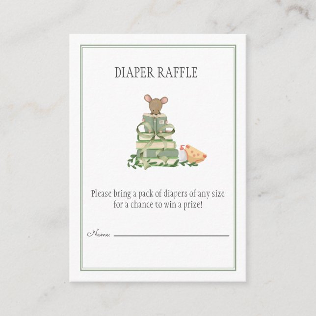 A New Chapter Diaper Raffle  Begleitkarte (Vorderseite)