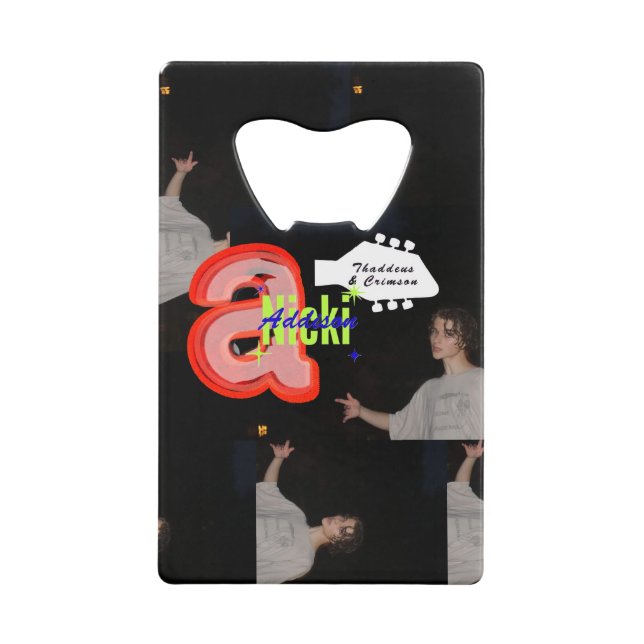 A. NiCKi Geldbeutel Flaschenöffner (Vorderseite)