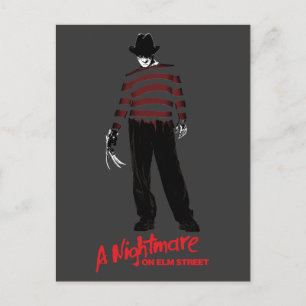 A Nightmare on Elm Street   Freddy Krueger Feiertagspostkarte