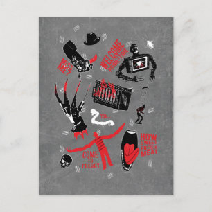 A Nightmare on Elm Street   Freddy Krueger spricht Feiertagspostkarte