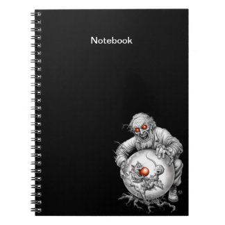 A notebook for Halloween. A great gift. Notizblock