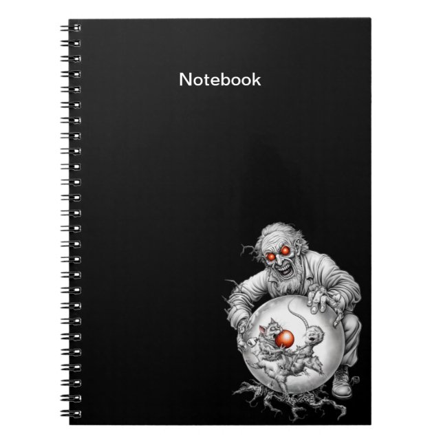 A notebook for Halloween. A great gift. Notizblock (Vorderseite)
