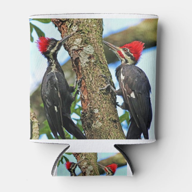 A Pair of Pileated Woodpeckers Dosenkühler (Vorderseite)