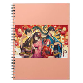 A Past Lunar Celebration featuring serpents Notizblock