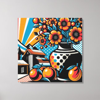 A Pastel Slice Of Life Reflections Leinwanddruck