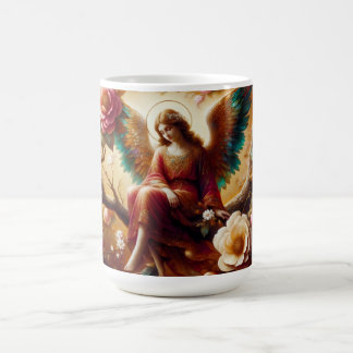 A Peaceful Angel Sitting On a Limb on a Beautiful Kaffeetasse