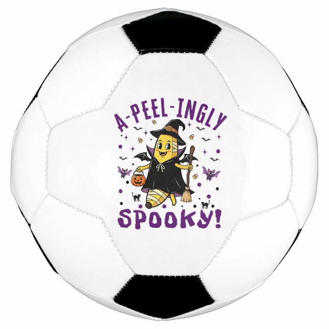 A-Peel-Spooky Halloween Bananendesign Fußball (Vorderseite)
