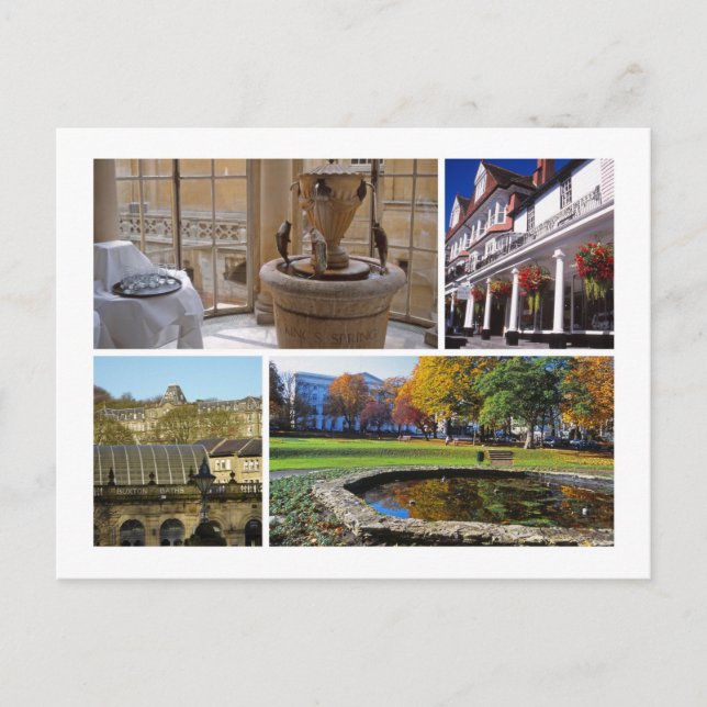 A Picture England - Wellness-Center Towns Postkarte (Vorderseite)