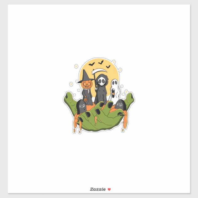 A Piece of Halloween Aufkleber (Blatt)