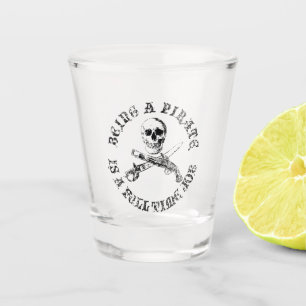A Pirates Life FulltimeSKULL Shot Glass Schnapsglas